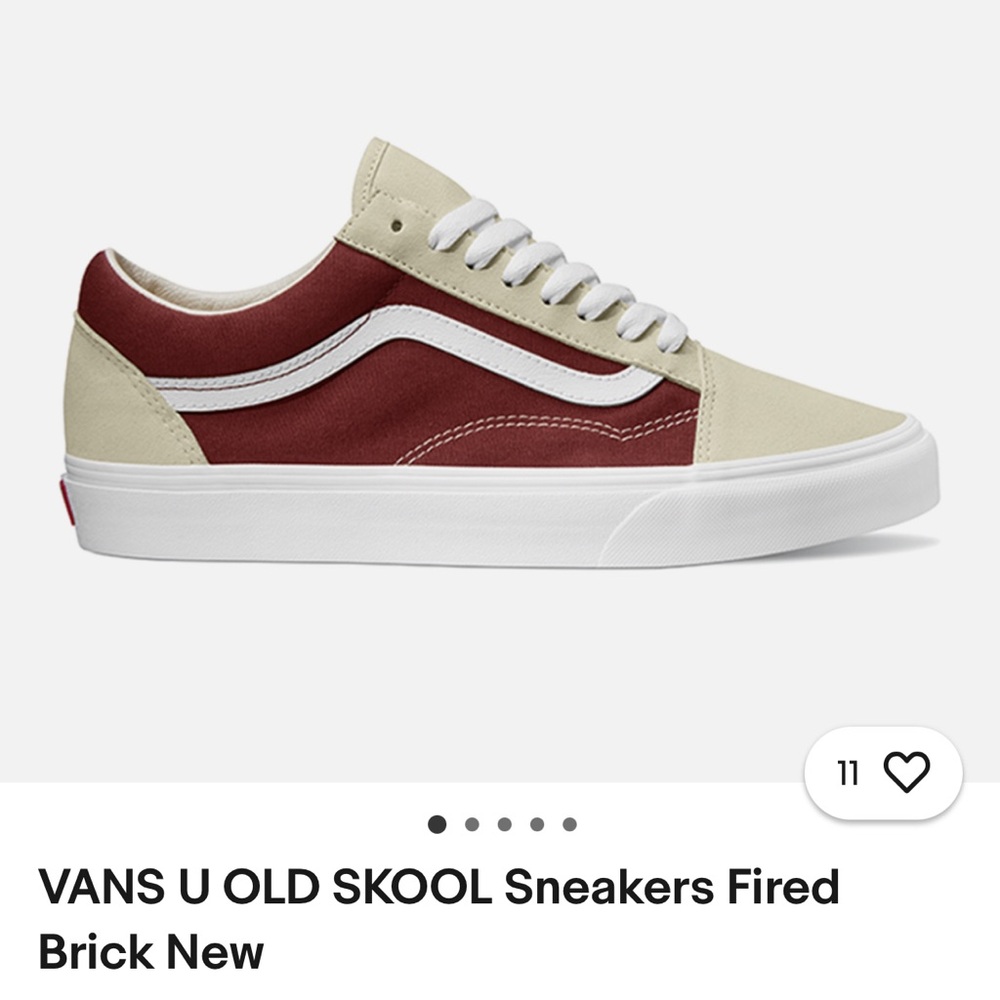 Vans U Oldskool firebrick red